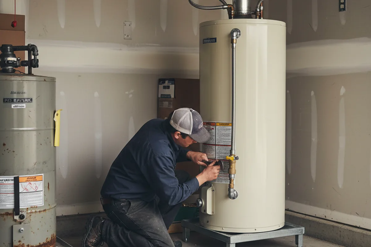 Water heater and shutoff valve replacement in Westfield